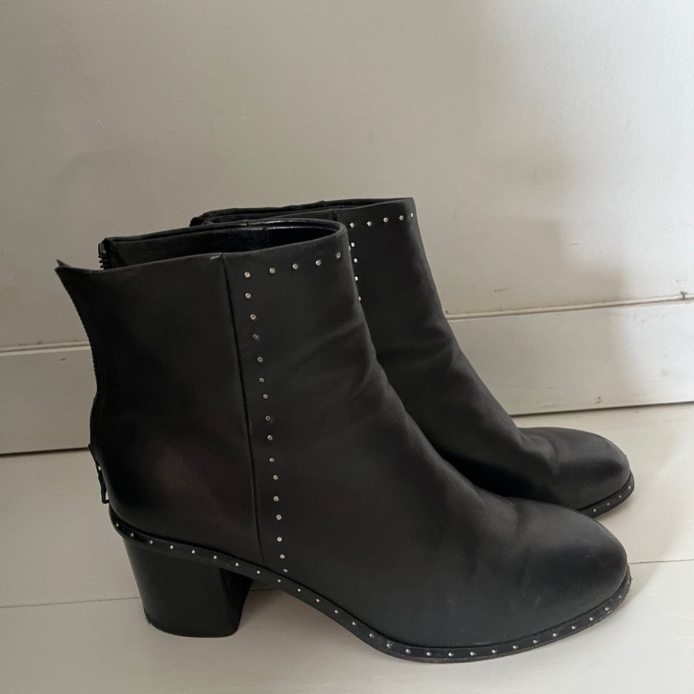 Rag & Bone Studded Leather Ankle Boot